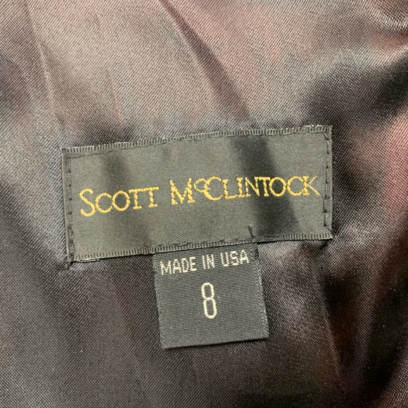 Scott McClintock Blacksequins, tulle Vintage gown Size 8 see pic for small flaw - Picture 5 of 9